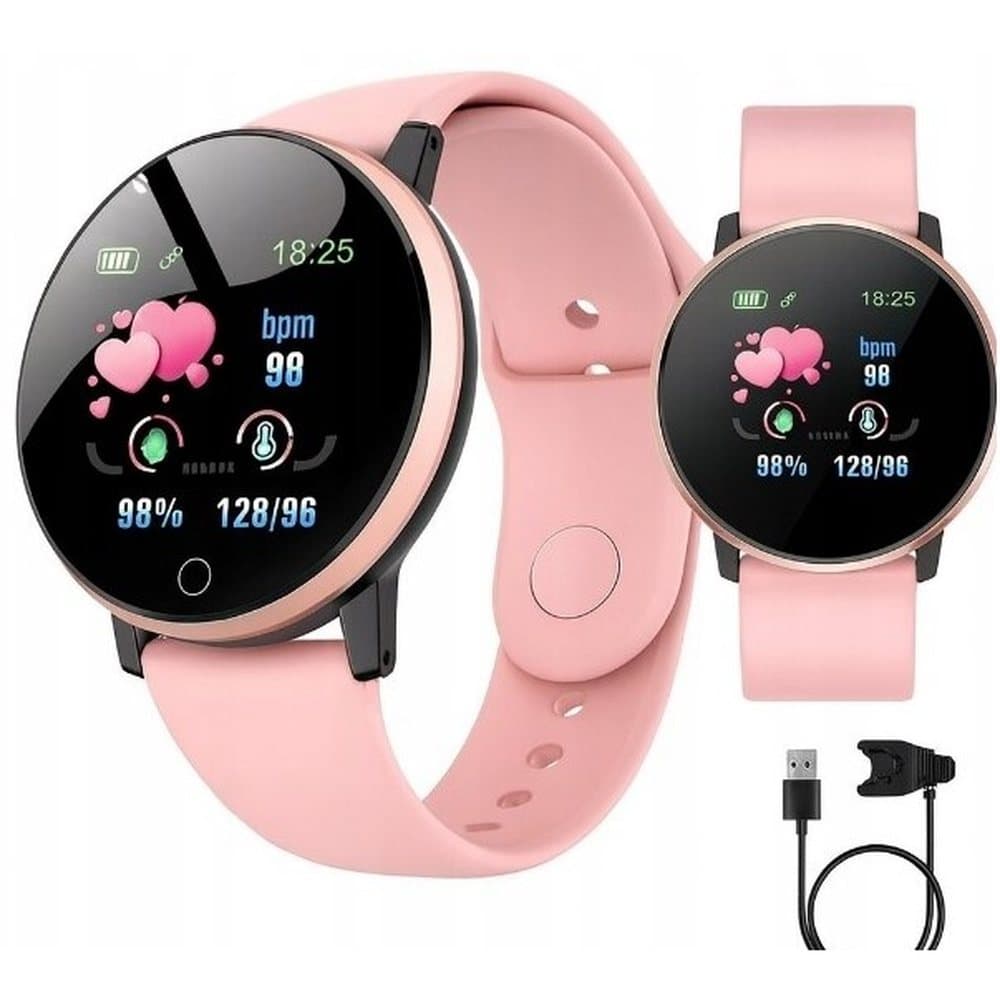 Różowy smart band plus 119s