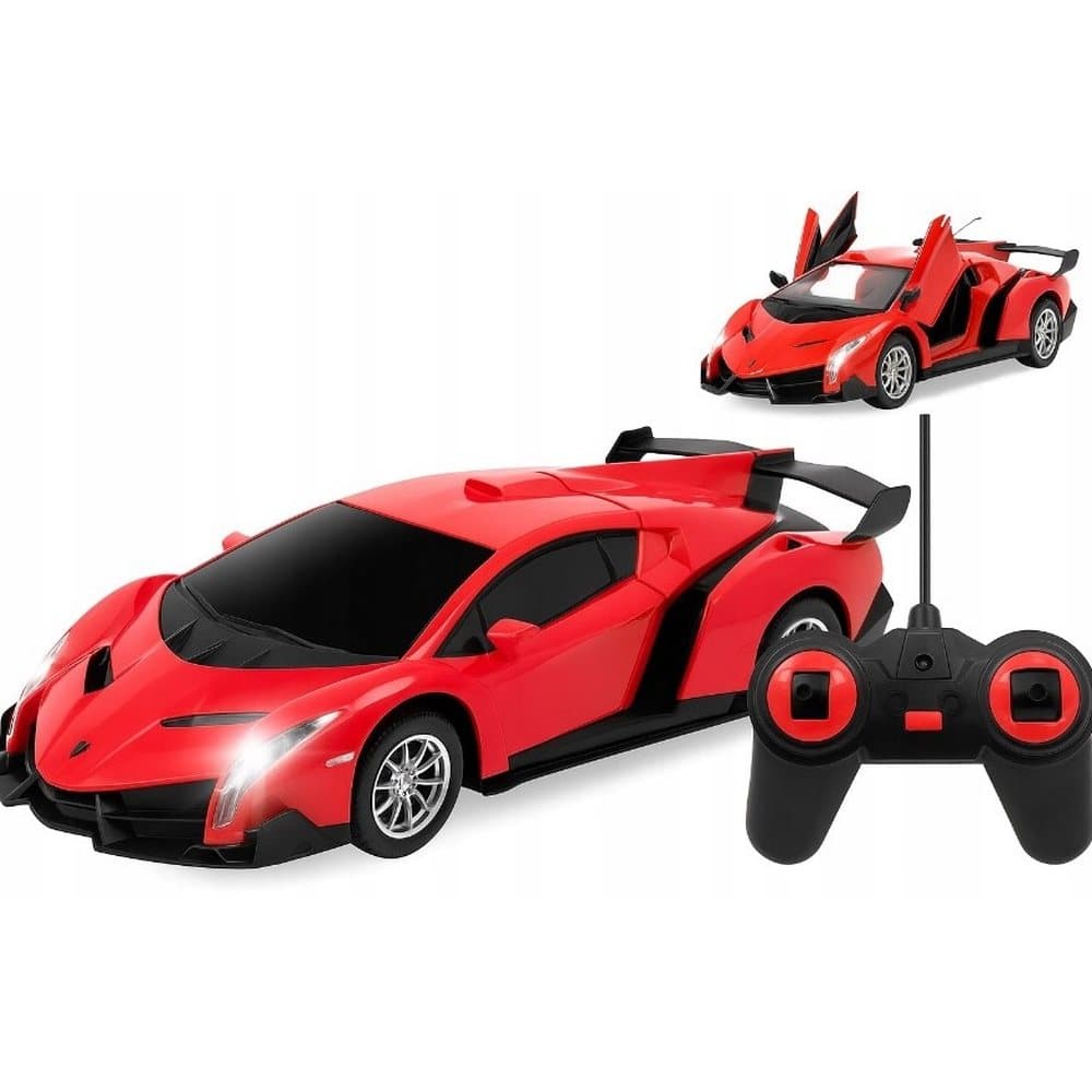 Samochód zdalnie sterowany sportowy auto r/c pilot drift otwierane drzwi