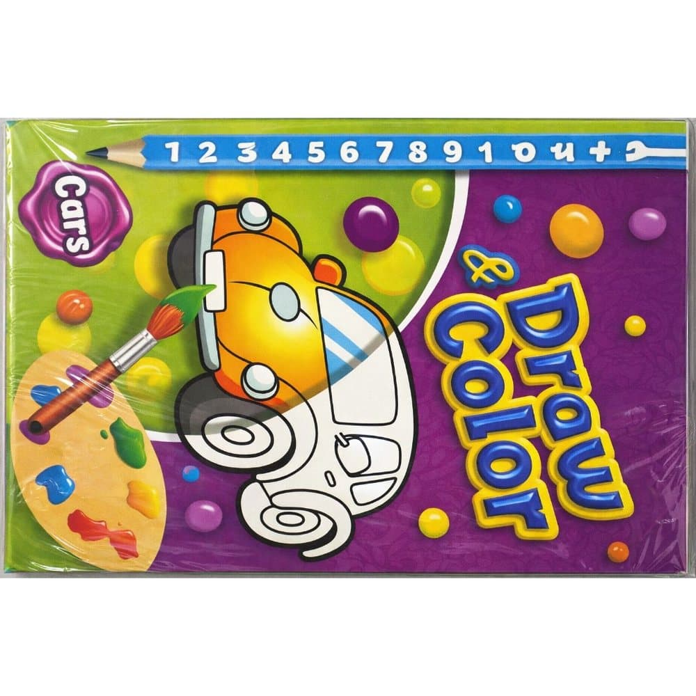 Kolorowanka dla Dzieci POJAZDY – Kolorowanka z Pojazdami 28,5 × 20,5 cm