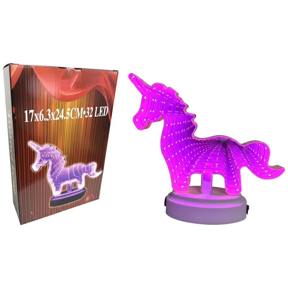 Dekoracja LED 3D JEDNOROŻEC