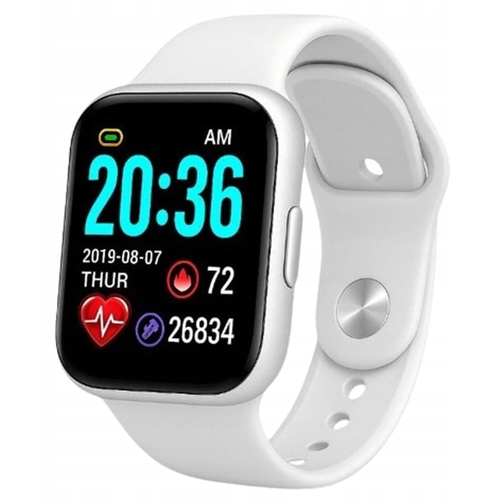 BIAŁY SMARTWATCH Stylowy i Funkcjonalny Zegarek