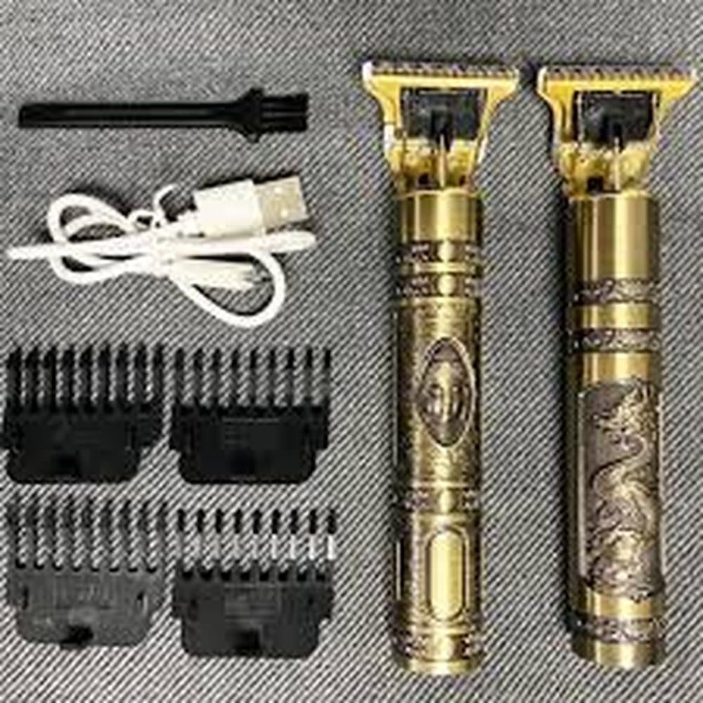 Bezprzewodowa Maszynka Trymer do Włosów i Brody 5W 1200 mAh + 4 Nakładki