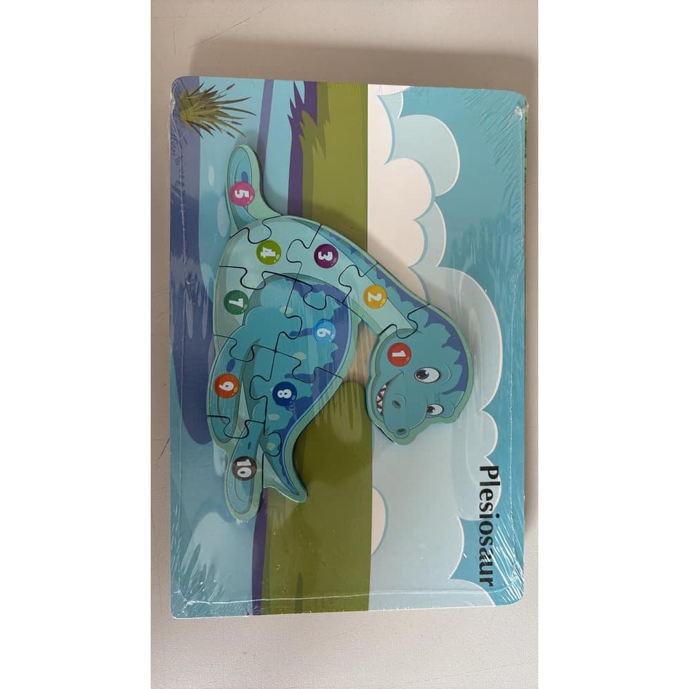 Puzzle Drewniane dla Dzieci PLESIOSAUR 22 × 15 cm PUZZLE