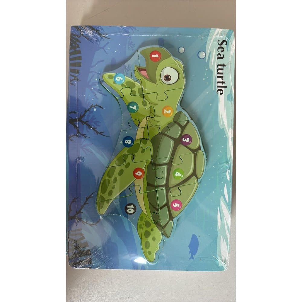Puzzle Drewniane dla Dzieci PLESIOSAUR 22 × 15 cm PUZZLE