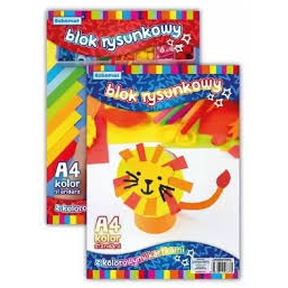 Blok rysunkowy A4 kolorowy