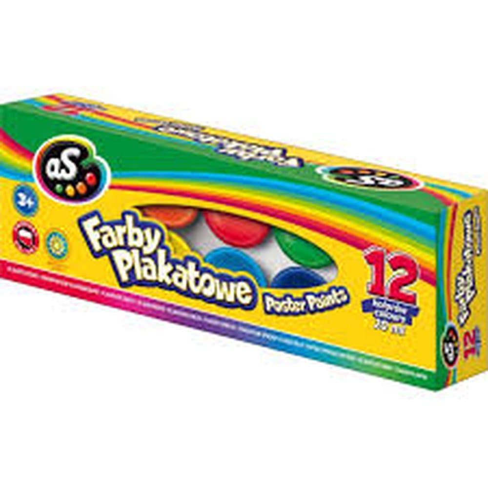 Farby plakatowe astra / 12szt