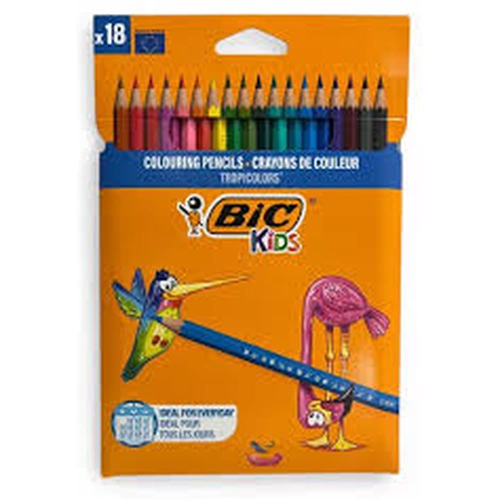Kredki bic / 18szt