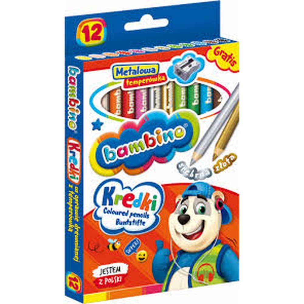 Grube kredki bambino / 12 szt