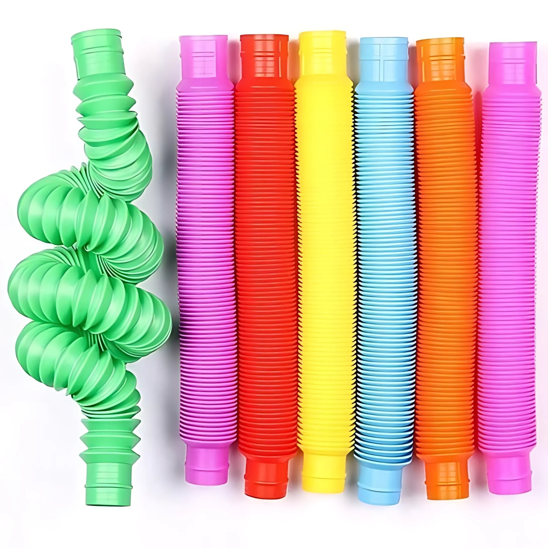 Rurki sensoryczne XL – zestaw 10 sztuk kolorowych - Image 2