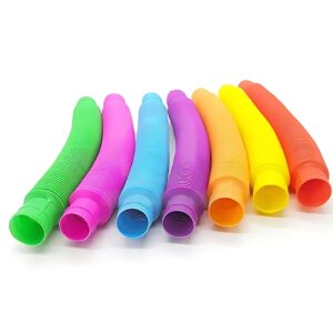 Rurki sensoryczne XL – zestaw 10 sztuk kolorowych