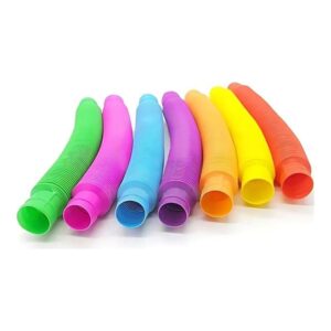 Rurki sensoryczne XL – zestaw 10 sztuk kolorowych