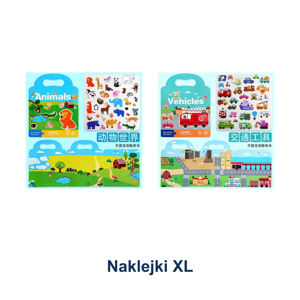 Naklejki XL - warianty