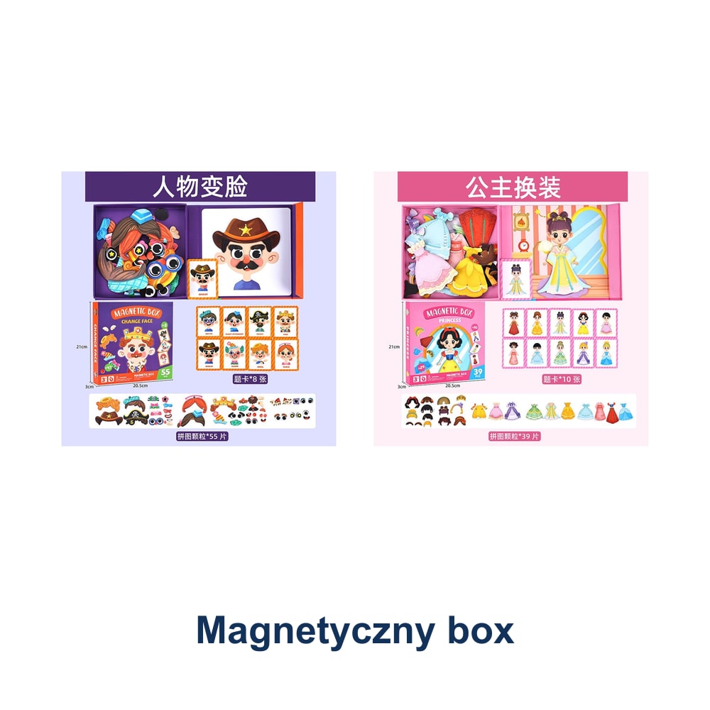 Magnetyczny box - warianty