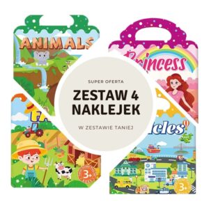 Kompletna seria naklejek podróżnych