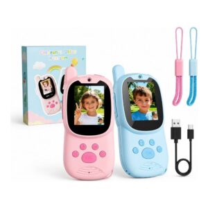 Walkie-talkie K12 zestaw różowy i niebieski
