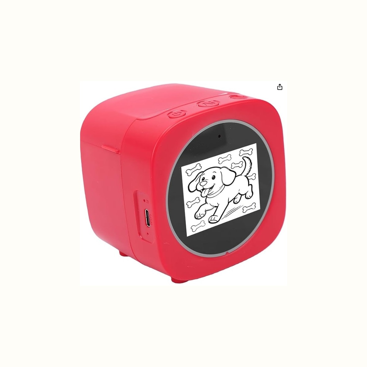 Mini drukarka AI czerwona - front